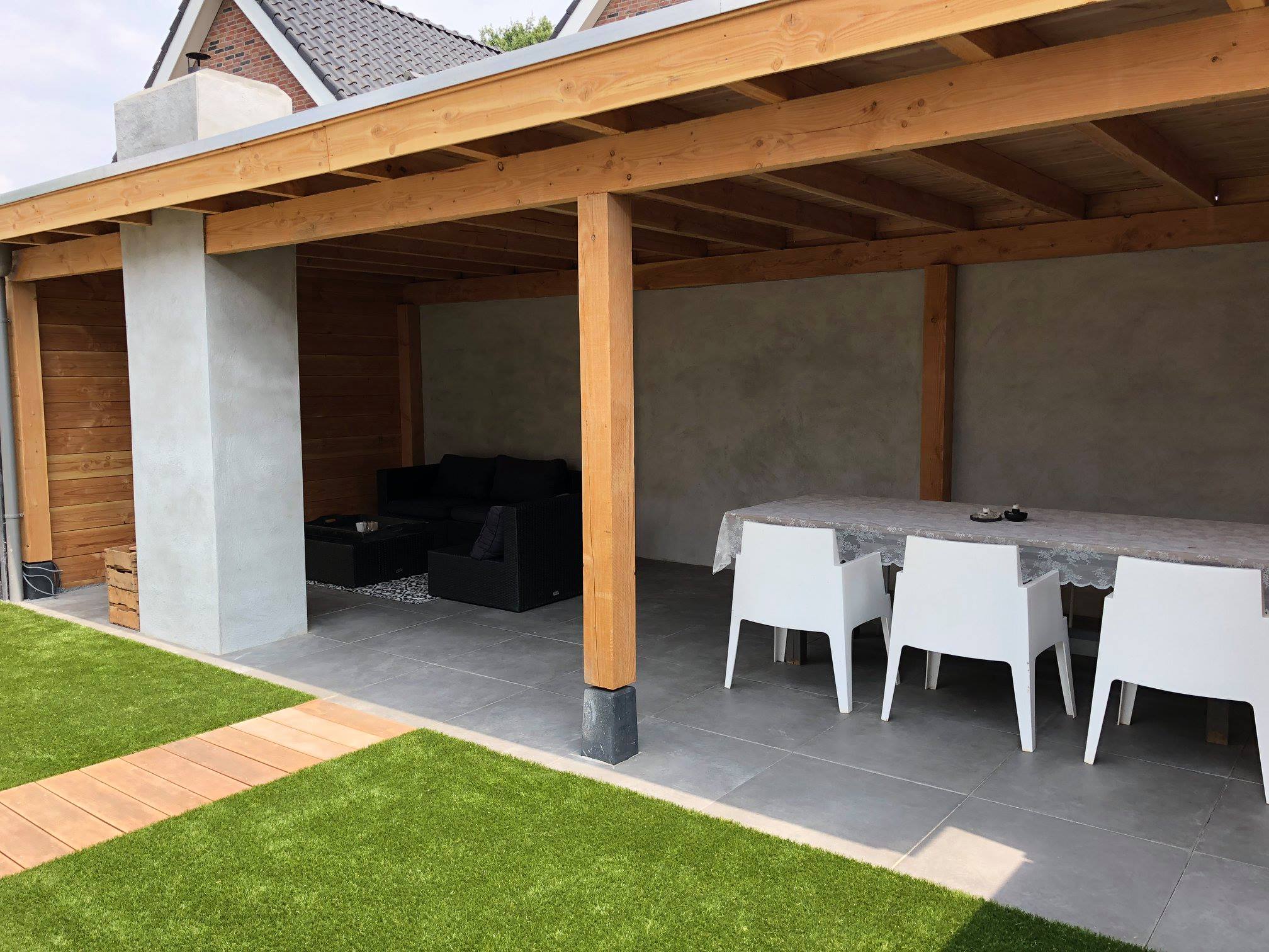 Mooi Wonen | Houten overkapping